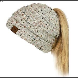 CC ponytail Beanie